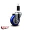 Service Caster 3.5'' Blue Poly Wheel Swivel 1-3/8'' Expanding Stem Caster SCC-EX20S3514-PPUB-BLUE-138 - alternate 4